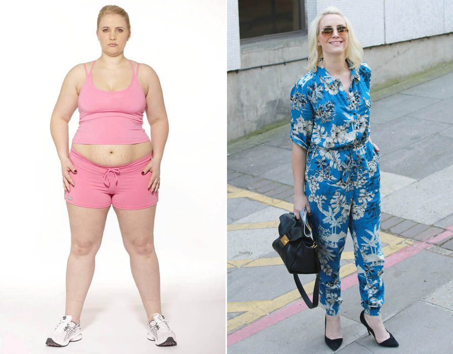 Claire Richards of Steps shows off her dramatic transformation