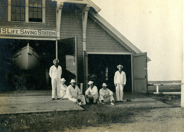 Surfside Lifesaving Station, 1906. Source: Nantucket Historical Association