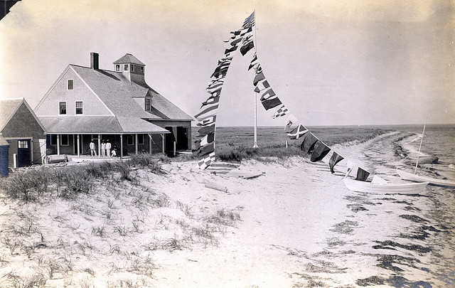 Muskeget Lifesaving Station, 1917. Source: Nantucket Historical Association