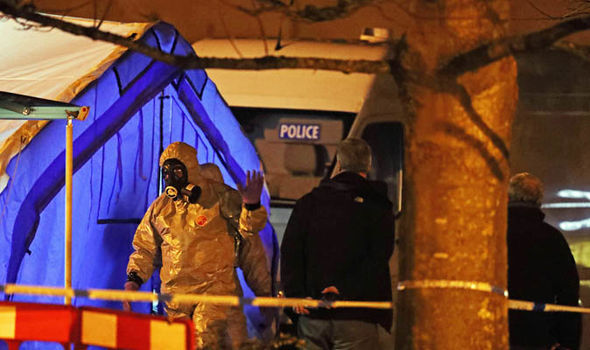 Police tent at the Maltings