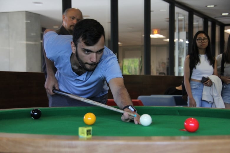 University of Waterloo brings 1st elliptical pool table to math department